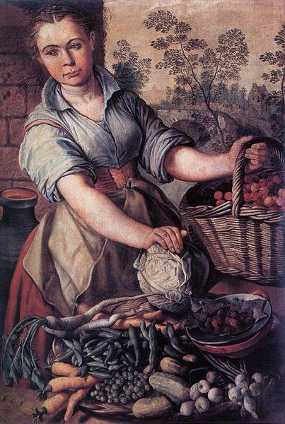 Joachim Beuckelaer Vegetable Seller France oil painting art